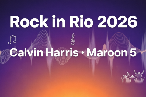 Rock in Rio 2026 esgota pré-venda do Itaú em tempo recorde para dias de Calvin Harris e Maroon 5